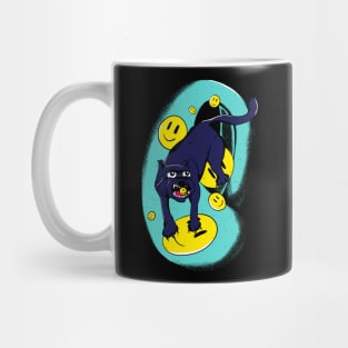 I Eat Smilies Smile Cat Pop Art Illustration Mug